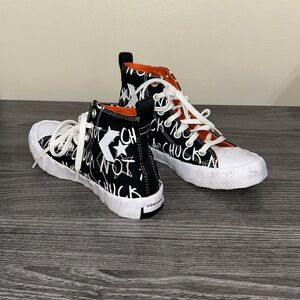 Pre-owned unisex “Not A Chuck” converse size 4.5 Youth